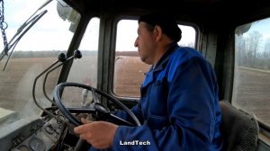 Гусеничный трактор ХТЗ Т-150 - незаменимый помощник на посевной! Работа с культиваторами КПС-4!