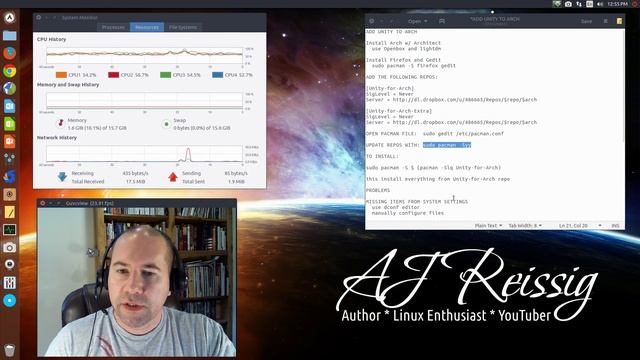 How to Install Unity on Arch Linux смотреть онлайн