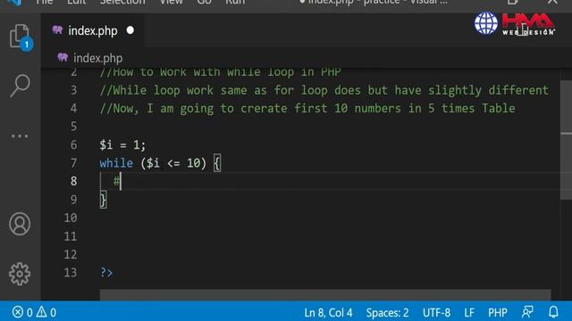 How to Create While loop in PHP | What is the Use of While Loop in PHP | Tutorial-9 смотреть онлайн