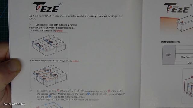 ⚡🔋Teze Power Akku Test 12V 300Ah Lifepo4, Daly Smart BMS, Balancer, Stromspeicher, Solaranlage, BKW