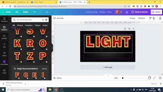 How To Create a Vintage Marquee Bulb Sign in Canva смотреть онлайн