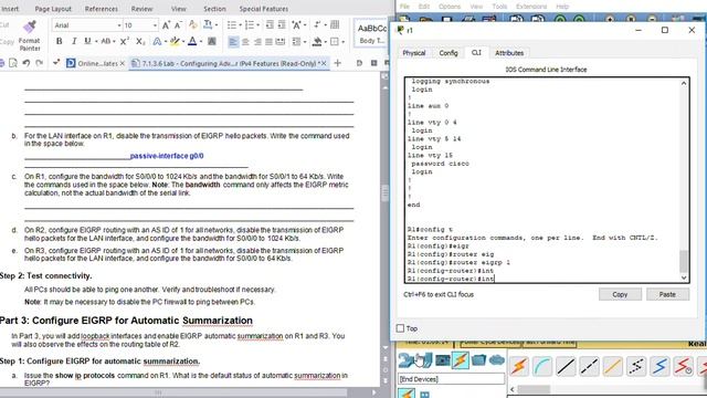 Configuring Advanced EIGRP For IPv4 Features 2