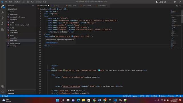 Introduction to HTML coding ceiven code academy.website devoloper and software devolopment training смотреть онлайн