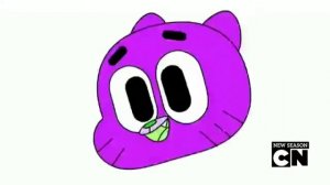 Заставки Удивительного мира Гамбола с разными логотипом Cartoon Network