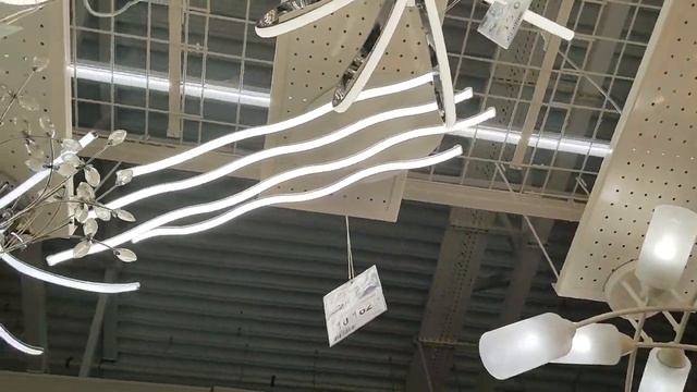 ЛЮСТРЫ НА НАТЯЖНОЙ ПОТОЛОК\ОБЗОР МАГАЗИНА LEROY MERLEN\ леруа мерлен смотреть онлайн