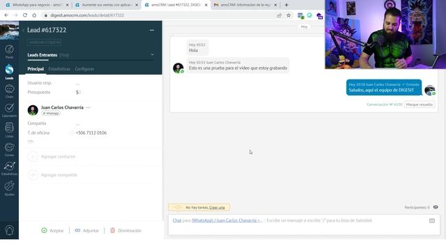 ? Tutorial amoCRM en Español ▶ Integra amoCRM con WhatsApp y Facebook ? смотреть онлайн