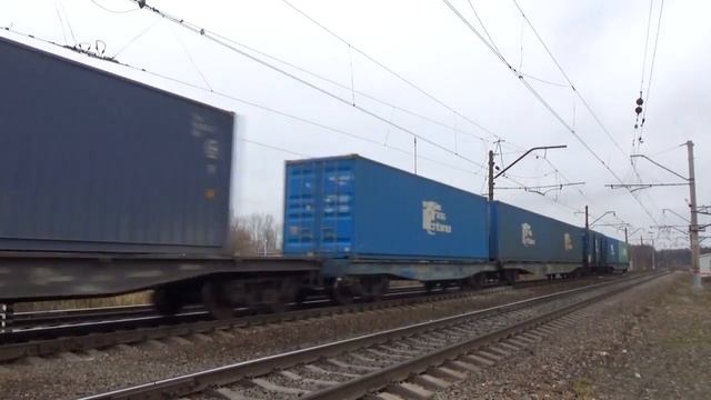 Движение грузовых и пассажирских поездов на станции Авсюнино смотреть онлайн