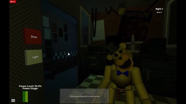 ROBLOX The Pizzaria Gameplay - GOLDEN FREDDY AGAIN!!! смотреть онлайн