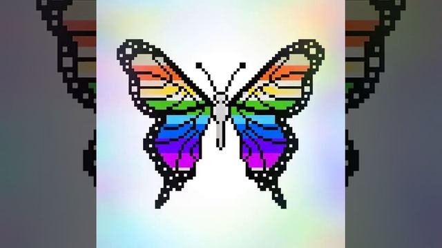 Радужная бабочка! смотреть онлайн