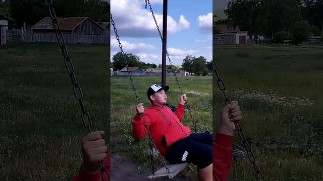 Как мы качались на качелях с другом. #ржачь смотреть онлайн