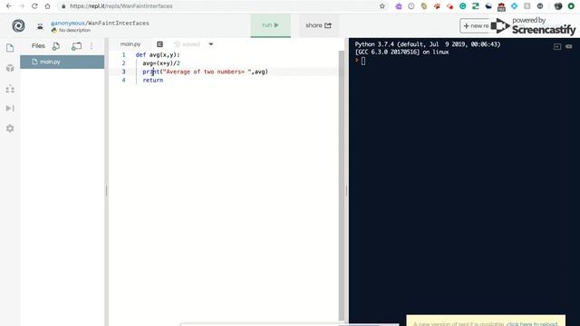 Average of Two Numbers: Using Python смотреть онлайн