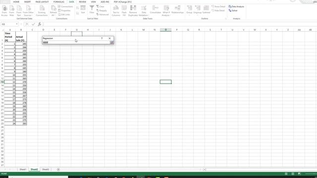 Linear regression with Excel (P-value and T Stat and F Stat) смотреть онлайн