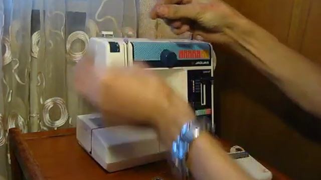 Sewing machine Швейная машина Mini Jaguar 281 test намотка нитки на шпульку смотреть онлайн