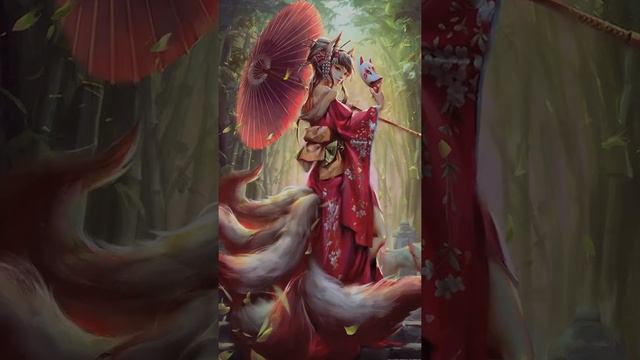 Лиса-оборотень | Японская легенда о лисице с девятью хвостами смотреть онлайн