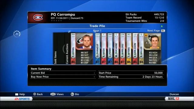 NHL 13 (PS3) - HUT - Trade Block EP #19 смотреть онлайн
