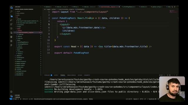 GatsbyJS Crash Course In 2023 - Build a Pokedex смотреть онлайн