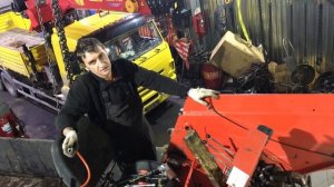 Перевёртыш! Разборка стрелы КМУ ИНМАН ИТ150, ремонт гидроцилиндров опор аутригеров