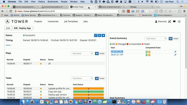Deploying ChatOps with Ansible Tower by Red Hat and GitHub Enterprise смотреть онлайн