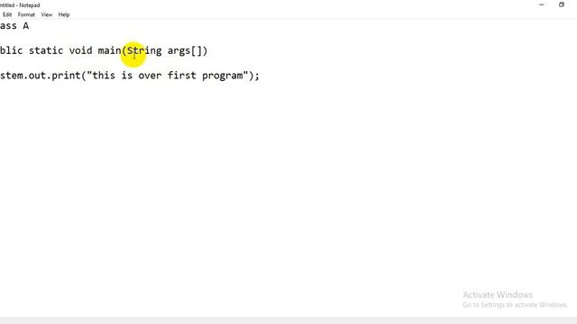 java first program || how to run java first program||java permanent path setting ||cs506 lec 2 java смотреть онлайн