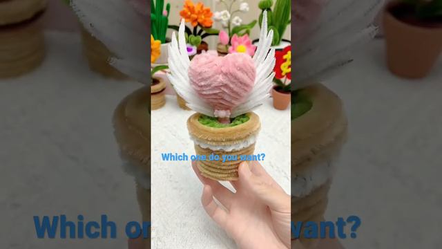 Pipe cleaner cute flower potting #gift #craft #diy #handmade #flowers #pipecleaner #diyflowers смотреть онлайн