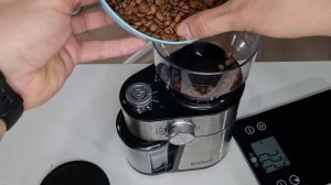 Измельчаю зерна на Kitfort KT-717(Обзор на кофемолку kitfort kt-717)