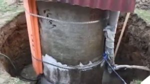 Утепление колодца пеноплексом (100 мм) 1