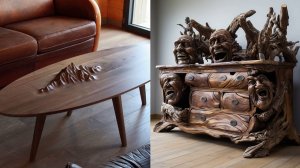 Воплощение природы: Эксклюзивная мебель из дерева