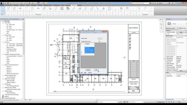 Revit Create Worksets From Excel смотреть онлайн