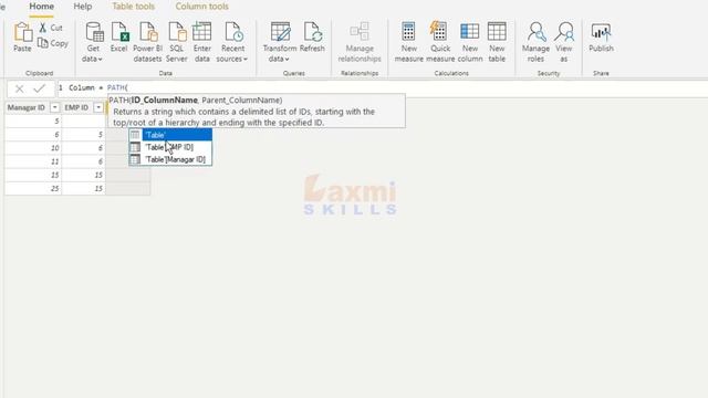 PATH function (DAX) - DAX function PATH in power bi Part1 смотреть онлайн