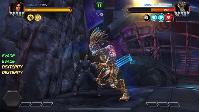 AW S17 - Quake vs Warlock - Stun immunity Node 49 w/ Flow | MCOC смотреть онлайн