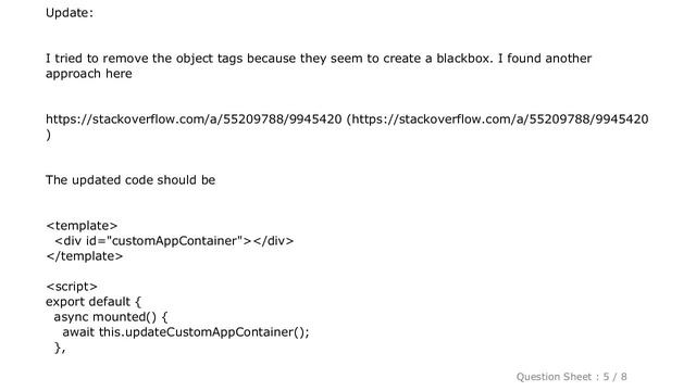 HTML : manipulate browser Url within embedded Vue app смотреть онлайн