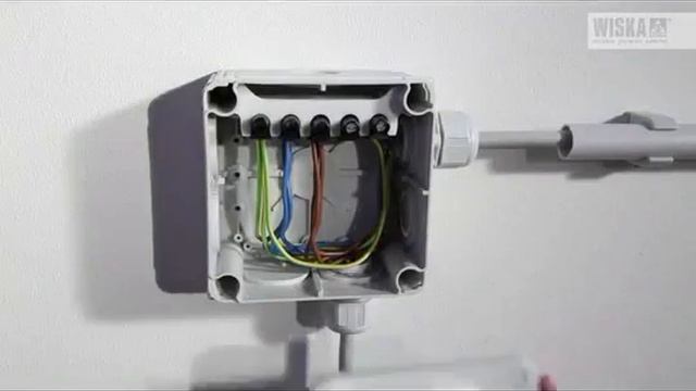 Монтаж распределительных коробок WISKA серии COMBI смотреть онлайн