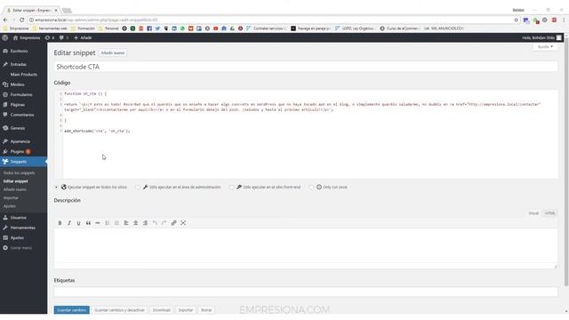 Qué es un Shortcode en WordPress смотреть онлайн