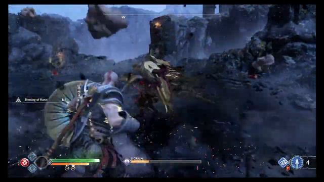 God of War: Sigrun Destroyed with Shield On GMGOW NG+ смотреть онлайн