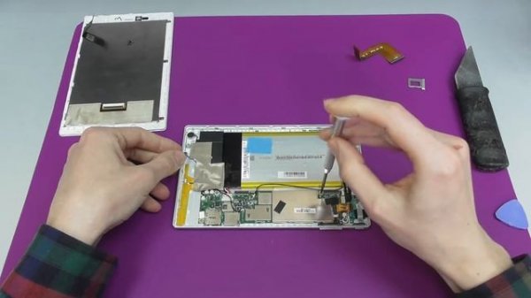 Как разобрать планшет Prestigio MultiPad 4 PMP7070C3G разборка престижио