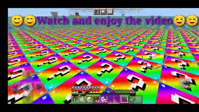How To Download Rainbow Luckyblock Flat World In Minecraft | Rainbow Luckyblock Download Minecraft
