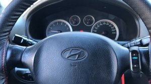 Запуск и прогрев Hyundai Santa Fe classic 2.4 g4js / завышенные обороты при запуске на холодную