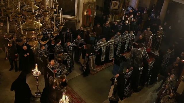 Вечернее богослужение с Пассией (соборно) смотреть онлайн