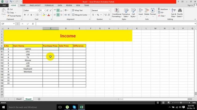 Ms Excel Learning Vedio Class 2 смотреть онлайн