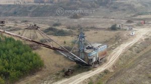 Вот это размер!  Нашёл заброшенный шагающий  экскаватор ЭШ-10 в Подмосковных карьерах