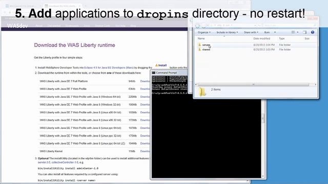 Installing Liberty from a ZIP file смотреть онлайн