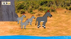 [25min] A super donkey's adventure 1~3ㅣcartoon version, animals stories for kidsㅣCoCosToy