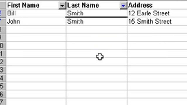 Microsoft Office Excel 2000 Filtering data смотреть онлайн