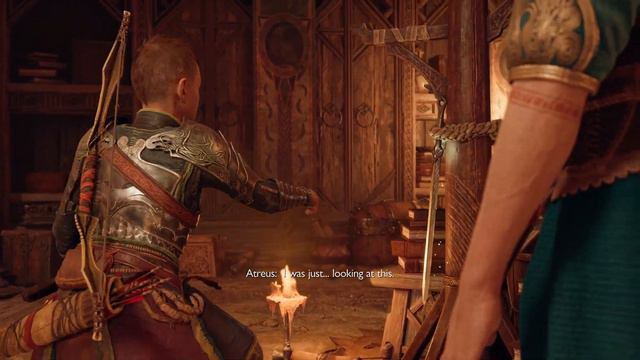 Odin gives Atreus the sentient sword Ingrid - God of War: Ragnarok смотреть онлайн