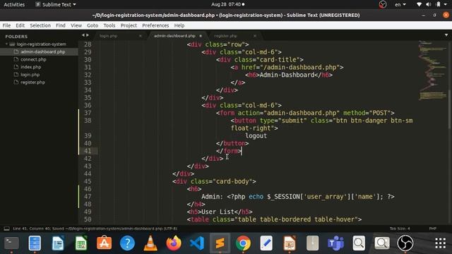 13 How to do Logout in PHP - PHP Myanmar Programming Tutorials смотреть онлайн