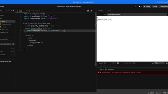 Update Parent State from Child Component - React Interview Question смотреть онлайн