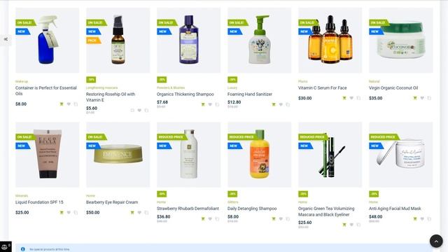 Organic Cosmetics - Make Up Store Template PrestaShop Theme by RockThemes - 53007 смотреть онлайн