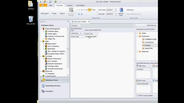 AXtend Analyzer Query Builder смотреть онлайн