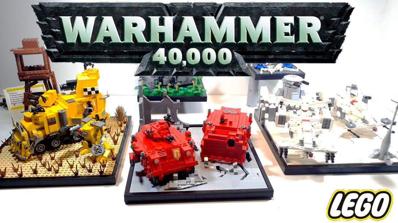 LEGO WARHAMMER 40 000. ЛЕГО самоделка . ЛЕГО ТАНКИ смотреть онлайн