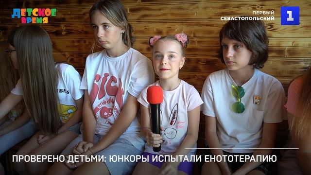 Проверено детьми: юнкоры испытали енототерапию смотреть онлайн